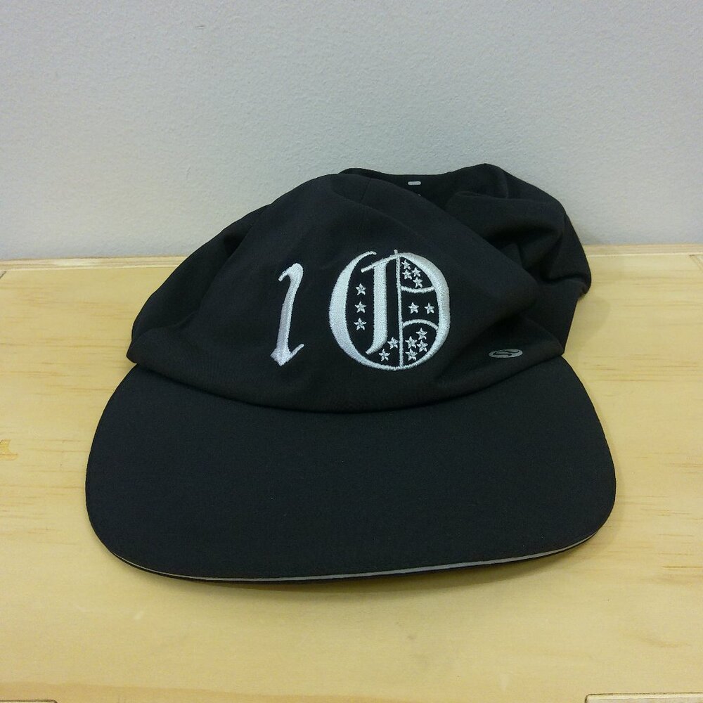 Lululemon 10th Anniversary Fast Run Hat Cap Strapback Black Reflective Logo